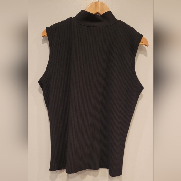 Marc Fisher Sleeveless Turtleneck Top Womens Size XL - Picture 4 of 6